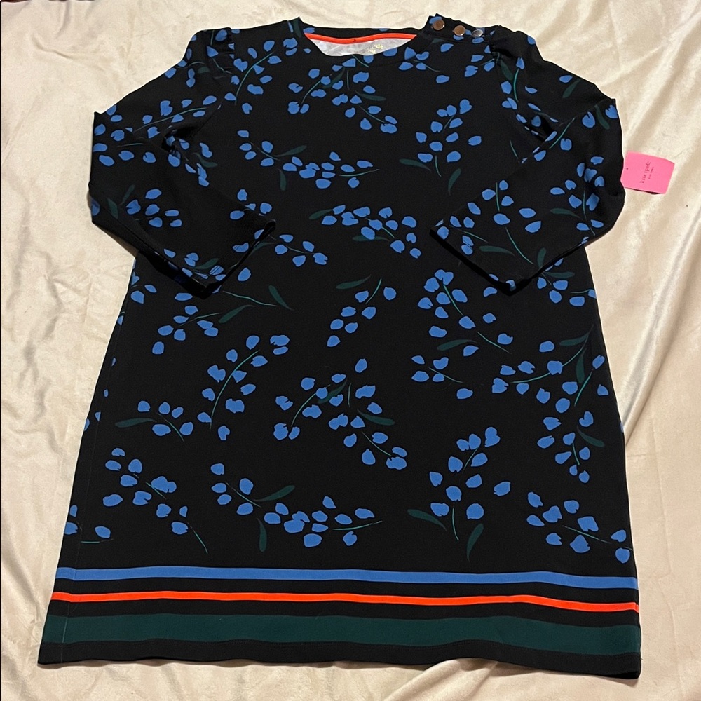 Kate Spade sea breeze Blue Floral Dress